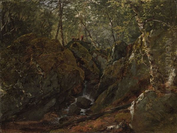 Catskill Waterfall - view 1