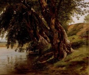 On The Saco River by John Frederick Kensett