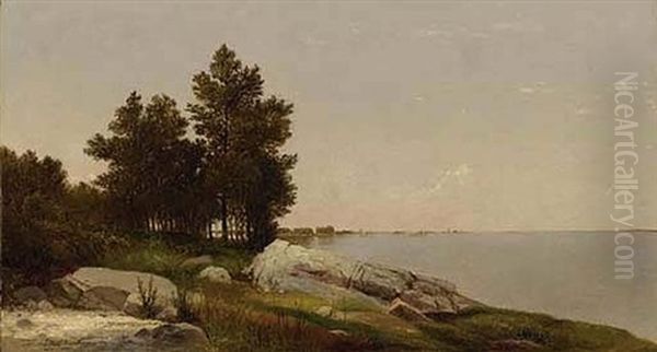 Study On Long Island Sound At Darien, Connecticut - view 1