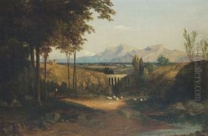 A View In Italy by John Frederick Kensett