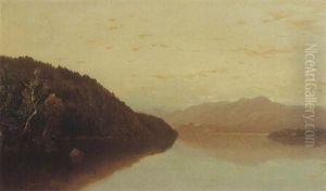 A View Of A Lake by John Frederick Kensett