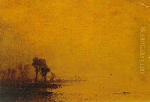 Sunrise On The Marsh by John Frederick Kensett