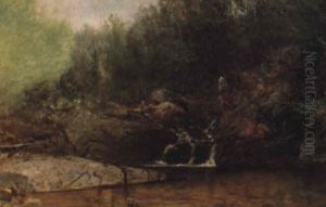 A Mountain Stream by John Frederick Kensett