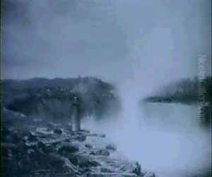 The Falls Of Niagara And The Terrapin Tower (1852) From Goat Island by John Frederick Kensett