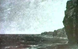 "rocky Seascape" by John Frederick Kensett
