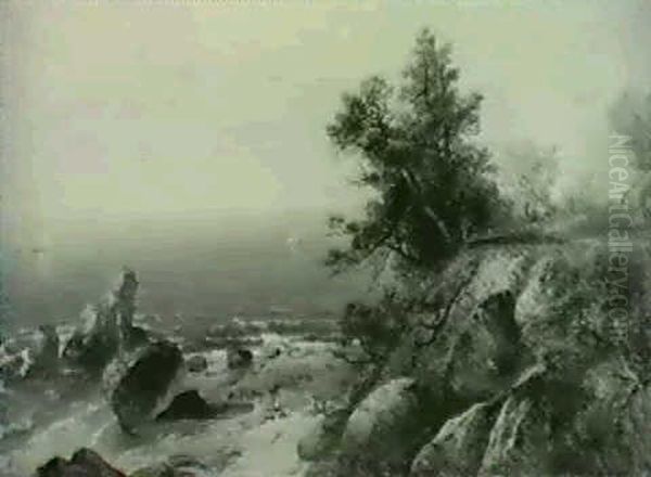 "on The Coast Beverly, Mass. 1863." - view 1