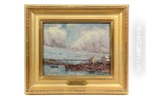 Monhegan Wharf, 1908