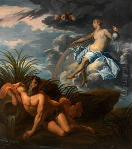 Leda Et Le Cygne, Apollon, Diane Et Latone Et Iris Et Hydaspe (3 Works) by Joseph van den Kerckhove