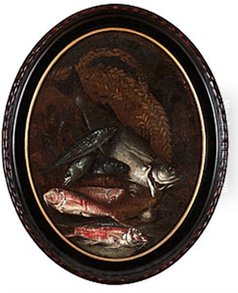 Stilleben Med Fiskar Och Musslor - view 1