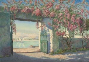 A Garden On The Banks Of The River Jordan, Amman