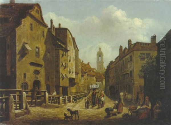 Der Gipsfigurenhandler In Der Dresdener Vorstadt - view 1