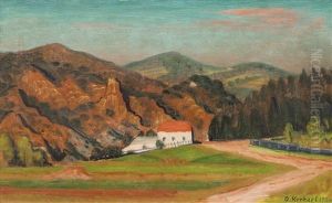 Krajina S Domem by Oldrich Kerhart