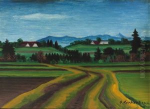 Vorgebirgslandschaft by Oldrich Kerhart