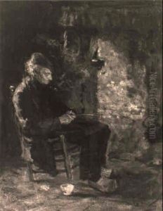 Boereninterieur Met Zittende Man