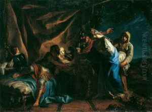 Judith Wird Dem Feldherrn Holofernes Prasentiert by Anton Kern