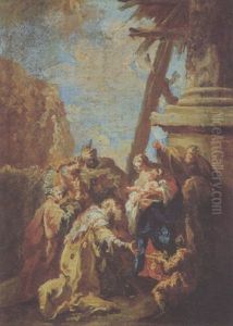 L'adorazione Dei Magi by Anton Kern