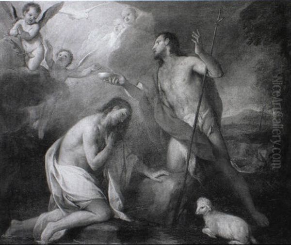 The Baptism Of Christ by Anton Kern