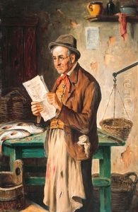 Fish Vendor by Hermann Kern