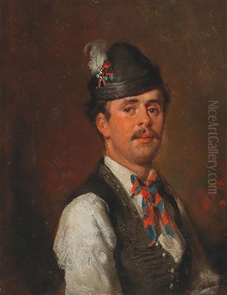 Young Man In Traditional Costume - view 1