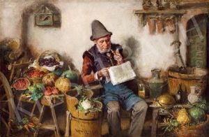 Man Reading by Hermann Kern