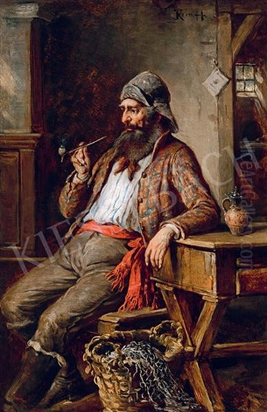 Fisherman Smoking - view 1