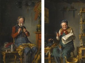 The Tailor And The Cobbler, A Pair by Hermann Kern