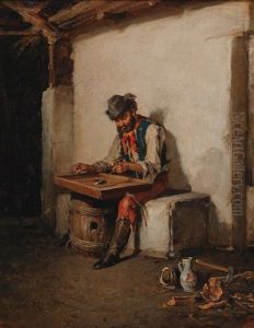 Der Zimbalspieler by Hermann Kern