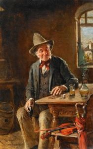 Der Geigenspieler by Hermann Kern