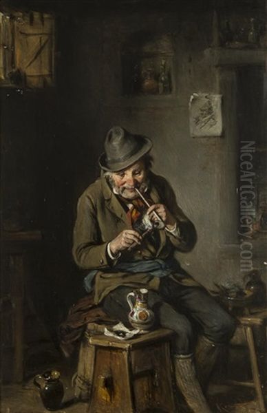 The Snuff Taker And The Smoker (pair) - view 1