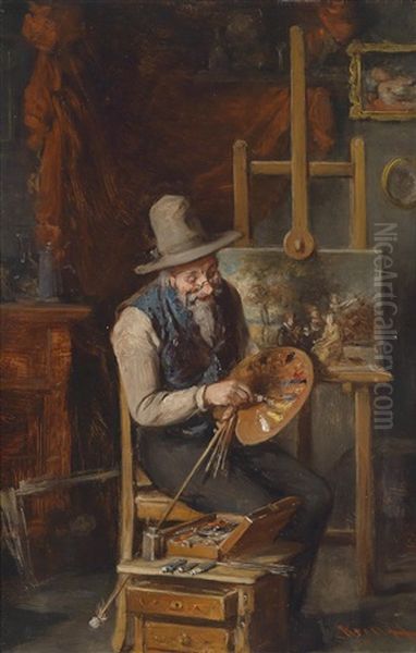 Der Kunstler An Der Staffelei - view 1