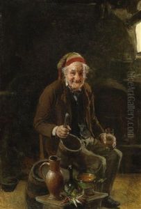 Der Frohliche Trinker by Hermann Kern