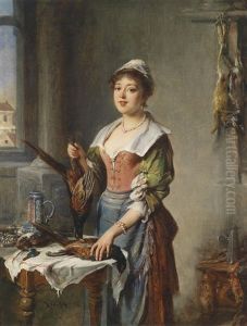 Wildbrethandlerin by Hermann Kern
