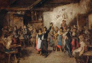 Bauernhochzeit by Hermann Kern