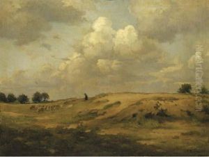 Onweerswolk, Blaricum: Leading The Flock Over The Heath Onweerswolk, Blaricum: Leading The Flock Over The Heath