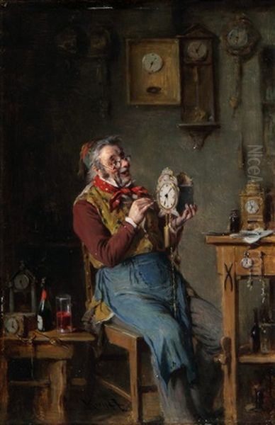 Uhrmachermeister Im Atelier - view 1