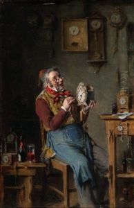 Uhrmachermeister Im Atelier Uhrmachermeister Im Atelier