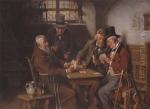 Eine Schwierige Kartenpartie by Hermann Kern
