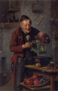 Der Vogelliebhaber by Hermann Kern