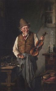 The Violin Mender by Hermann Kern