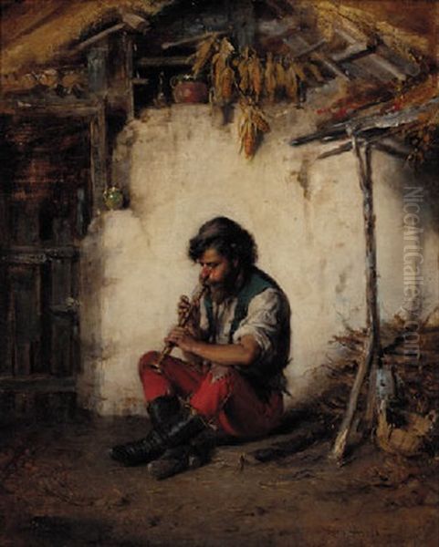 The Oboe Player - view 1