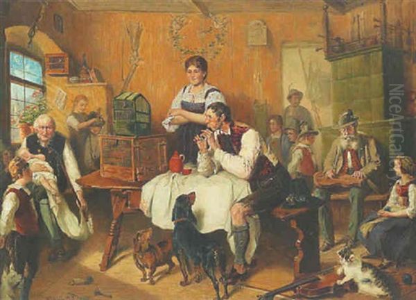 Musizieren Beim Gemutlichen Beisammensein - view 1