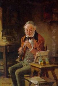 Der Klarinettist by Hermann Kern