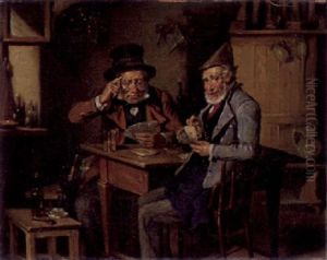Kartenspielende Bauern In Der Schenke