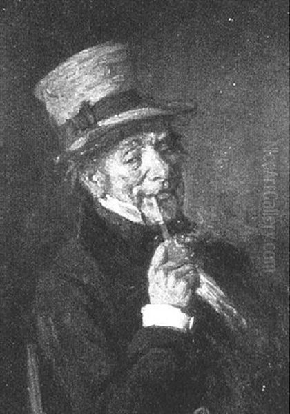 Gentleman With Pipe - view 1
