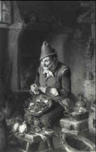 Preparing Vegetables by Hermann Kern
