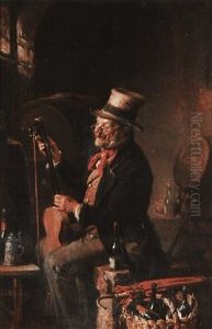 The Violin Tuner by Hermann Kern