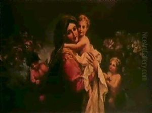 Jeune Femme Et Amours by Hermann Kern