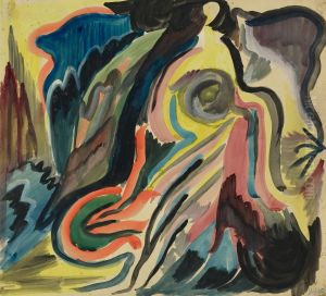 Ohne Titel(komposition) by Georg Baumgarten