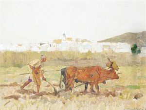 Untitled - Plowing The Field by James Kerr-Lawson