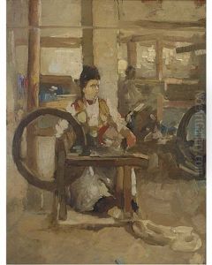 Woman Spinning